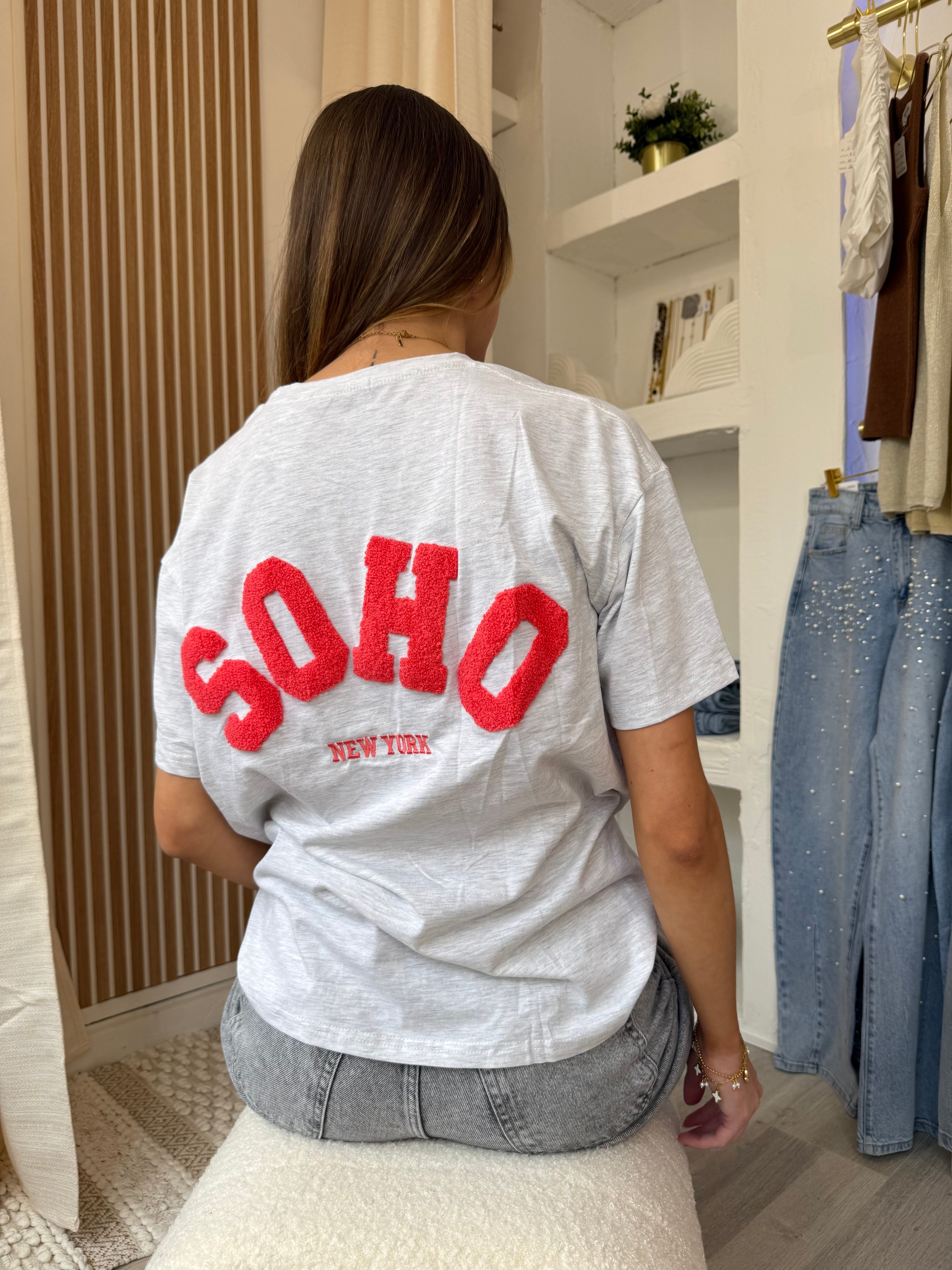 T-shirt Soho Gris Chiné