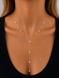 Collier Éclat Floral Doré