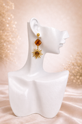 Boucles Soleil Ambré Dorées