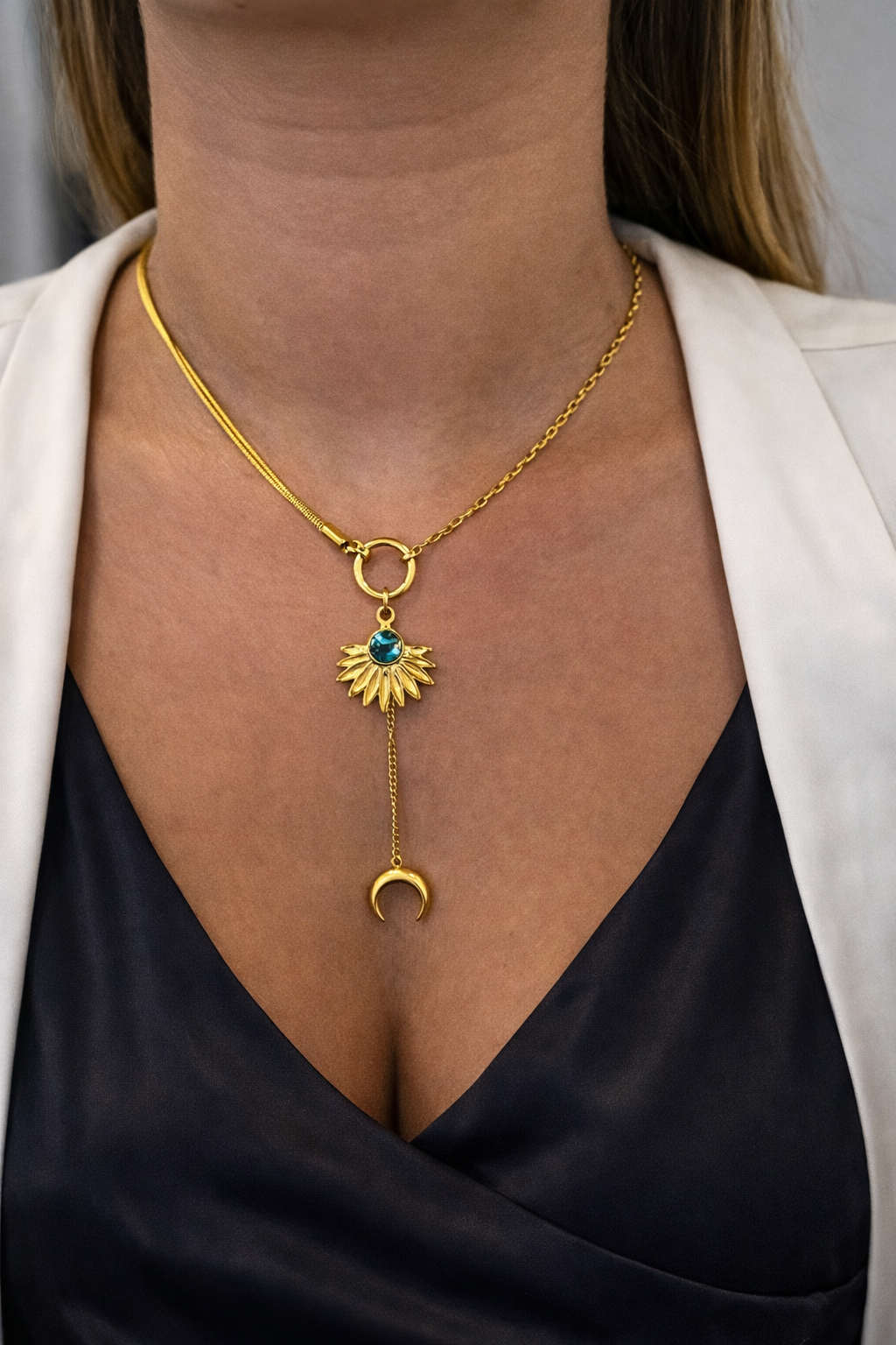 Collier Luna Turquoise