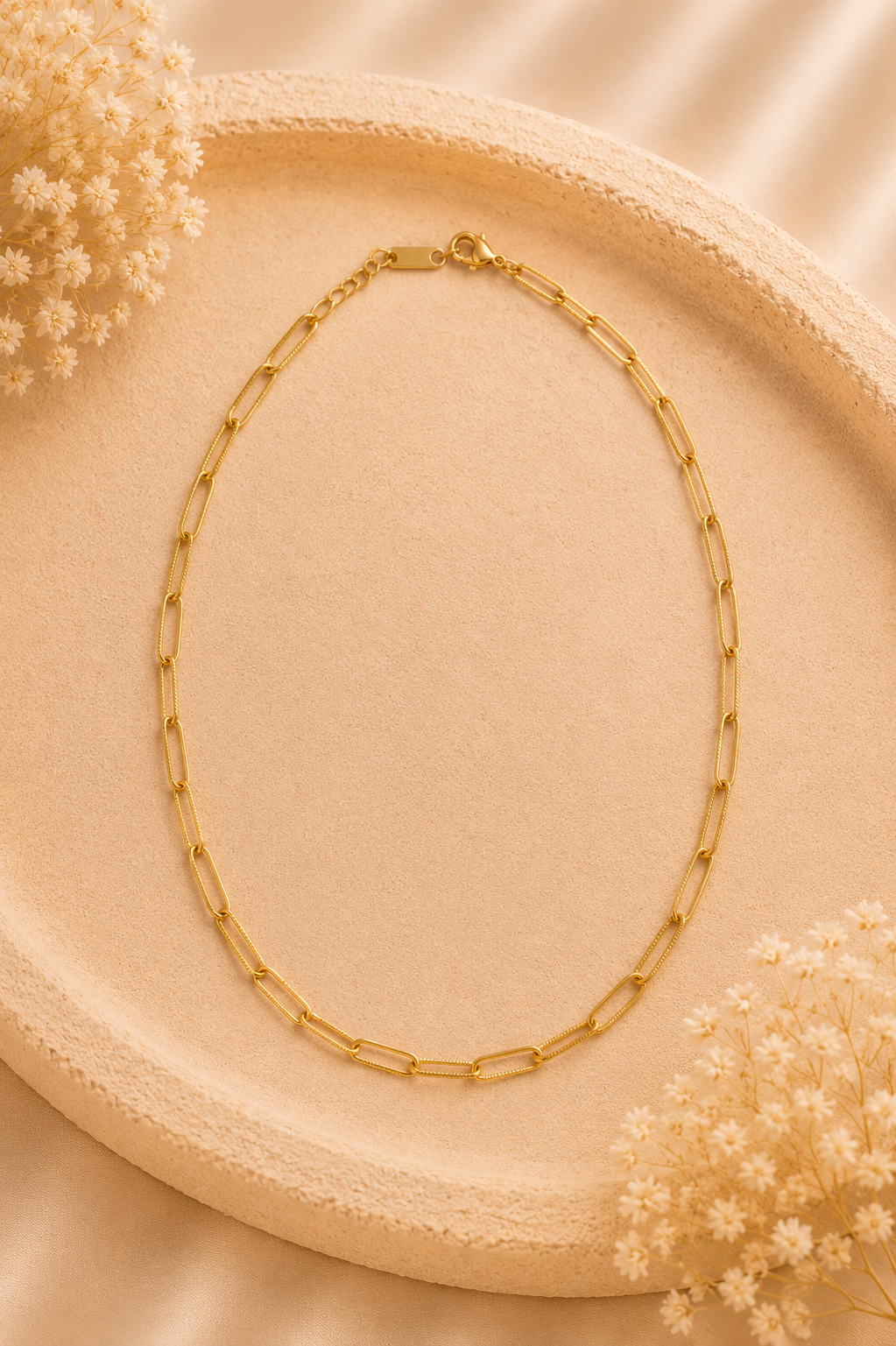 Collier Mailles Longues Fine